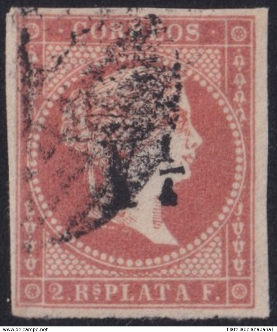 1860-111 CUBA SPAIN ESPAÑA SPANISH ANTILLAS 1860 Y 1/4 FORGUERY. PARA ESTUDIO. - Préphilatélie