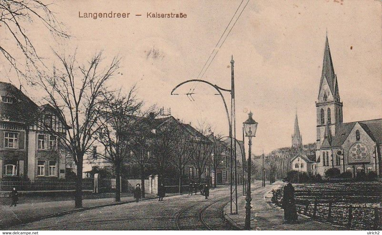 AK Langendreer - Kaiserstraße - Feldpost Aachen 1916  (61274) - Bochum