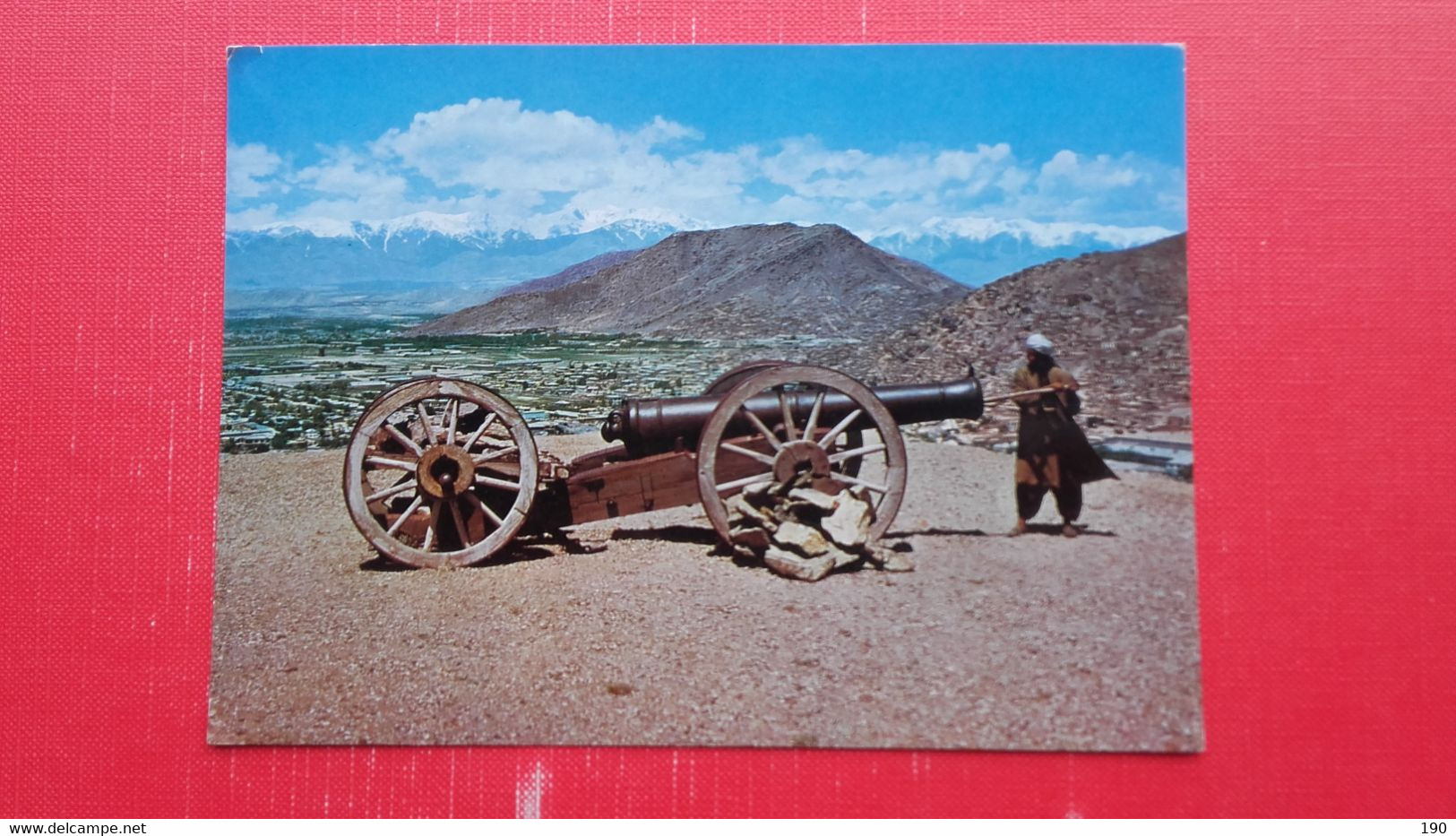 The Famous Noon Canon Of Kabul.5 Stamps.Sent From Kaboul Airport To Ljubljana - Afghanistan