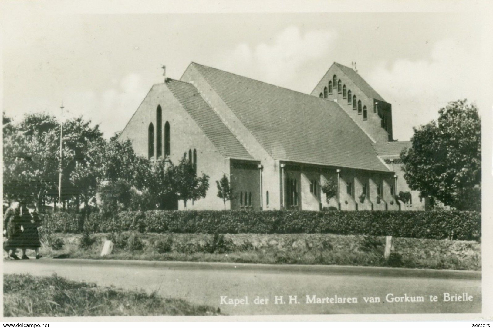 Brielle 1950; Kapel Der H.H. Martelaren Van Gorkum - Gelopen. (C. Dingemans - Brielle) - Brielle