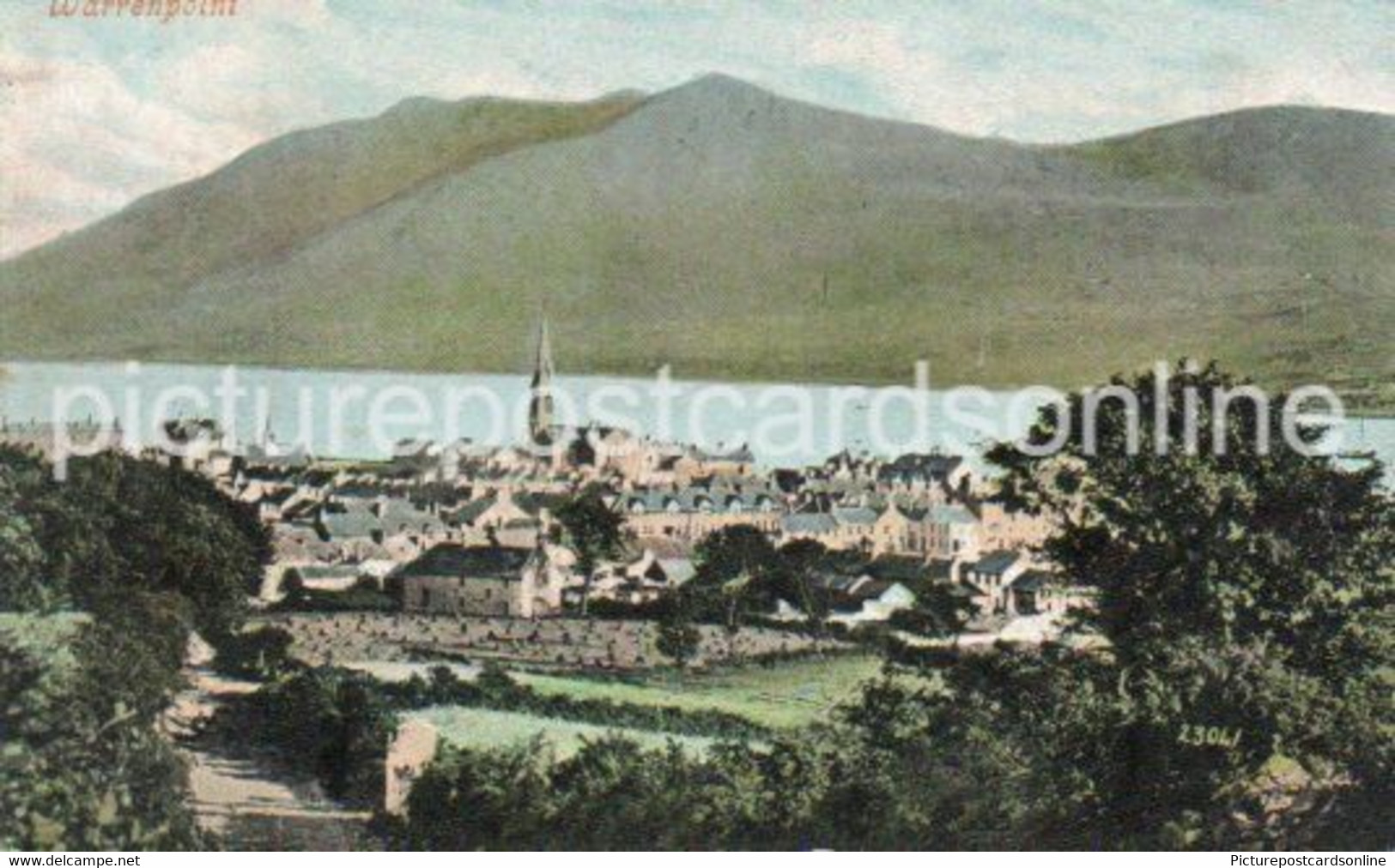 WARRENPOINT OLD COLOUR POSTCARD COUNTY DOWN NORTHERN IRELAND - Down