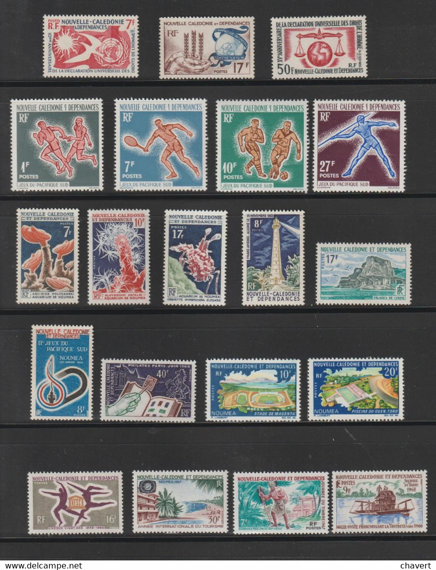 Nelle Calédonie - Lot De 20 Timbres Neufs** (cote 84.50 Euros) - Colecciones & Series