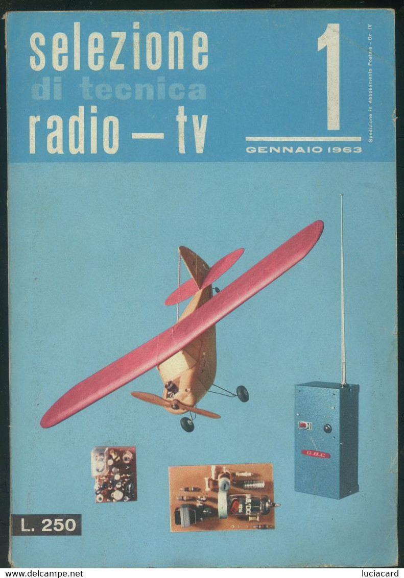 SELEZIONE DI TECNICA RADIO T N.1 GENNAIO 1963 - TV