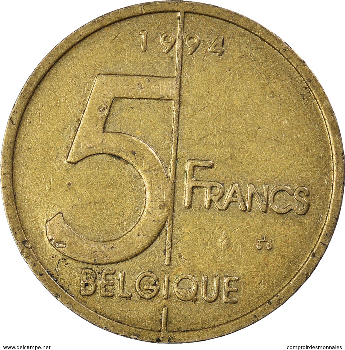 Monnaie, Belgique, 5 Francs, 5 Frank, 1994 - 5 Frank