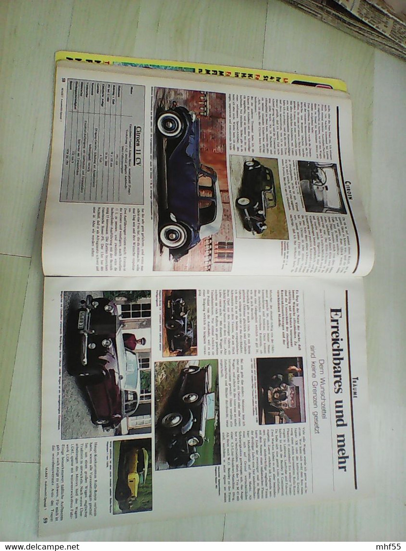 22 Autozeitschriften Markt Für Klassische Automobile Un D Motorräder, 1985 -1990 - Verzamelingen