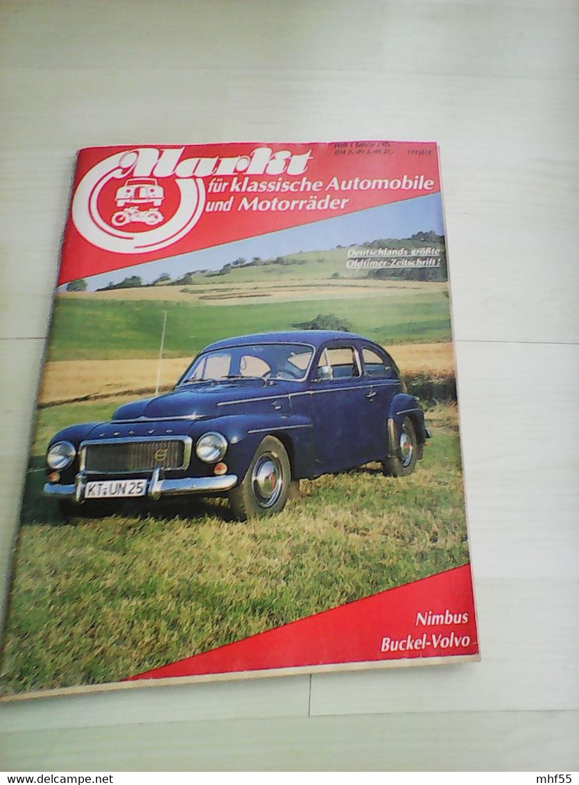 22 Autozeitschriften Markt für klassische Automobile un d Motorräder, 1985 -1990