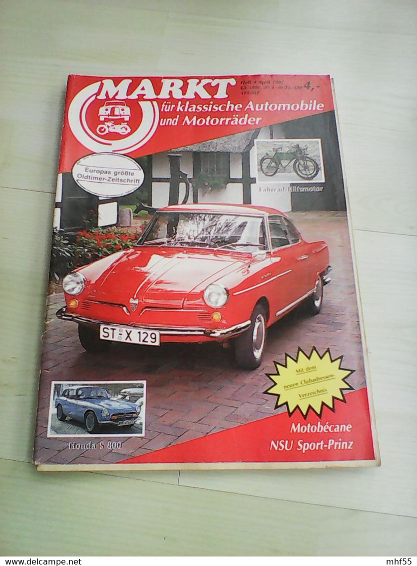 22 Autozeitschriften Markt für klassische Automobile un d Motorräder, 1985 -1990