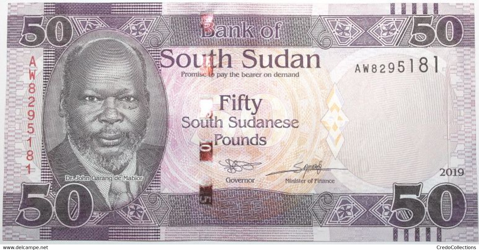 Soudan Du Sud - 50 Pounds - 2019 - PICK 14d - NEUF - Soudan Du Sud