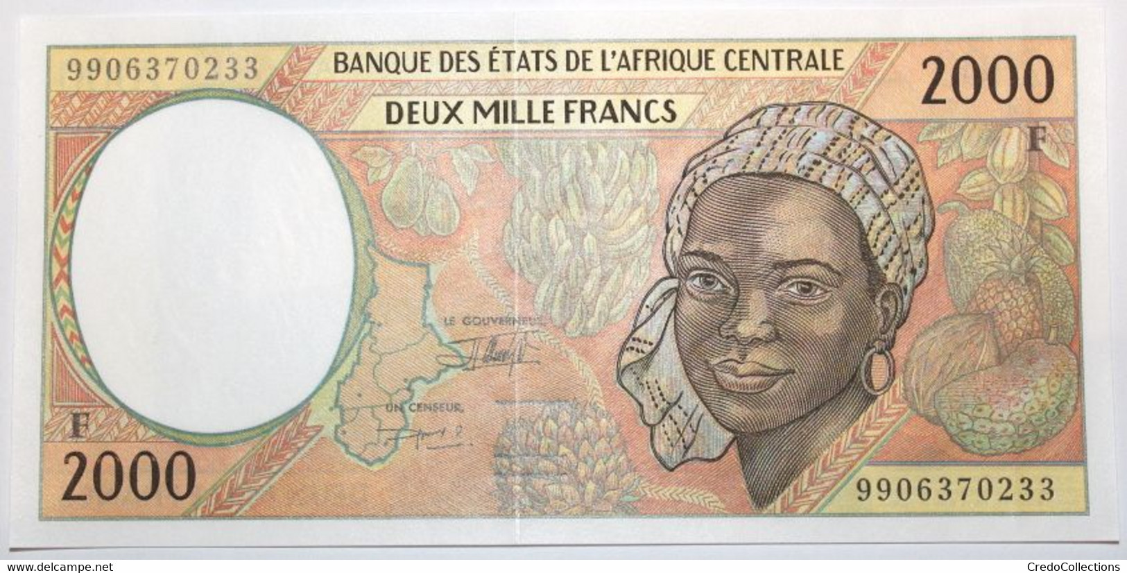 Centrafrique - 2000 Francs - 1999 - PICK 303Ff - NEUF - Central African States