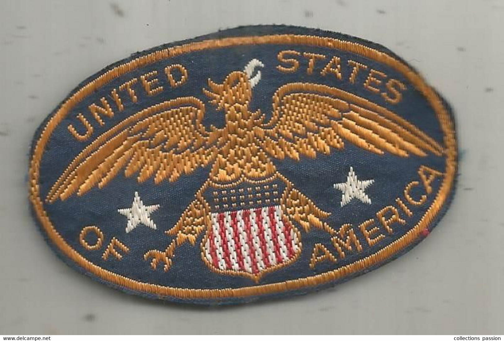 Militaria, ETATS UNIS, UNITED STATES OF AMERICA, écusson Tissu - Patches