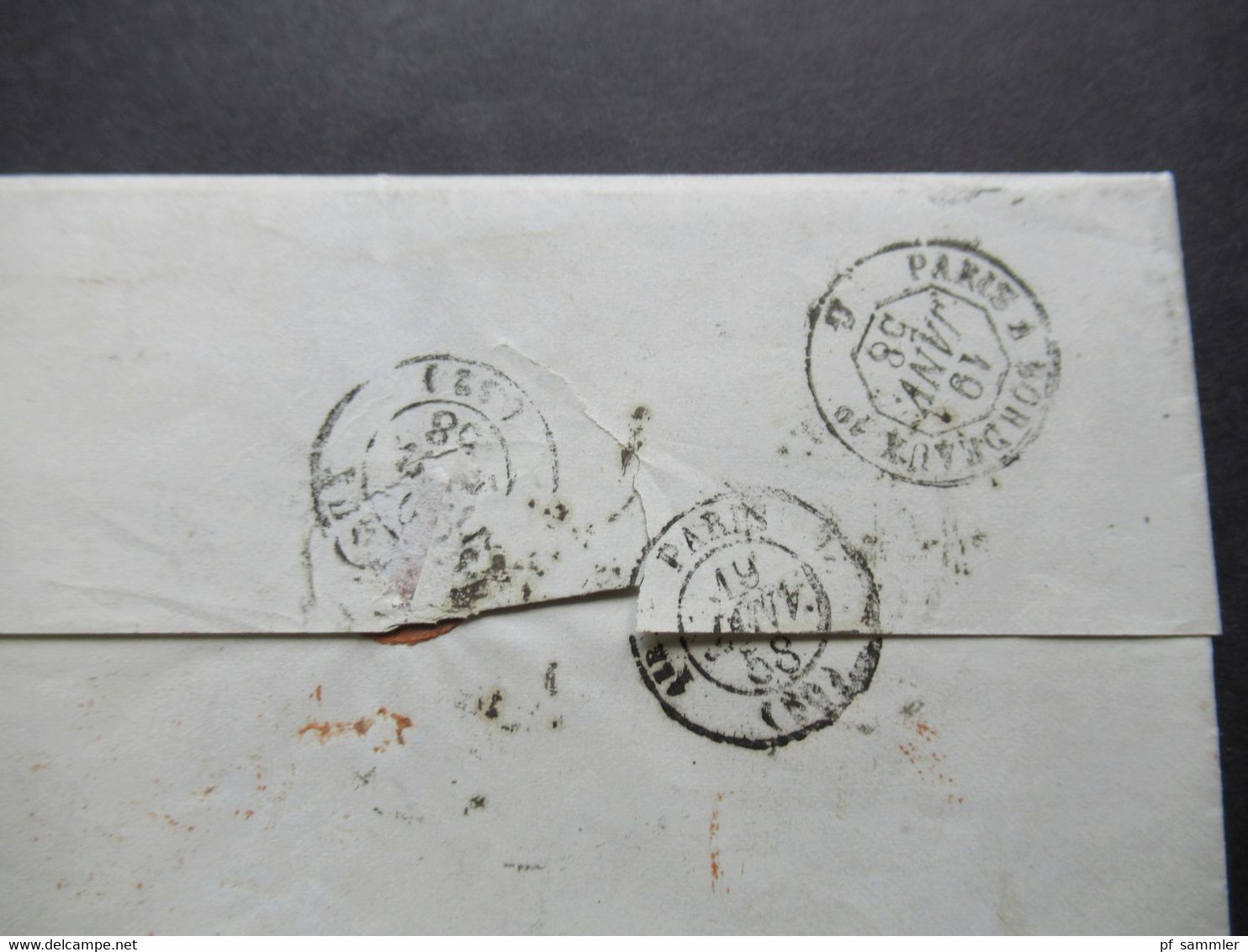 Belgien 1858 Faltbrief Mit Inhalt Stempel K2 Bruxelles Und Roter K2 Belg. 5 Valenciennes Rückseitig 3 Stempel / Bahnpost - 1849-1865 Medallions (Other)