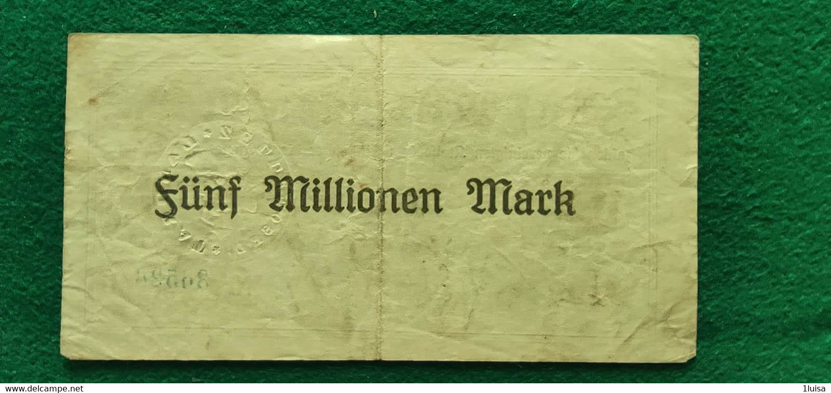 GERMANIA Zell 5 Milioni  MARK 1923 - Vrac - Billets