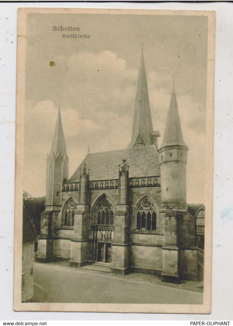 6479 SCHOTTEN, Stadtkirche, 1936 - Lauterbach
