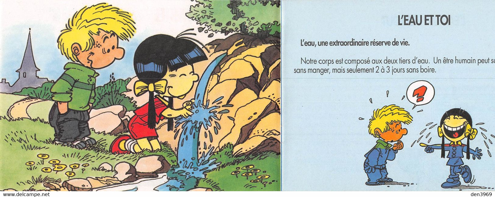 CEDRIC - Sauve Ton Eau - Album Broché Publicitaire Pour Ariel Et Vedette, 16 Pages - Laudec, 1993 (voir Les 4 Scans) - Cédric