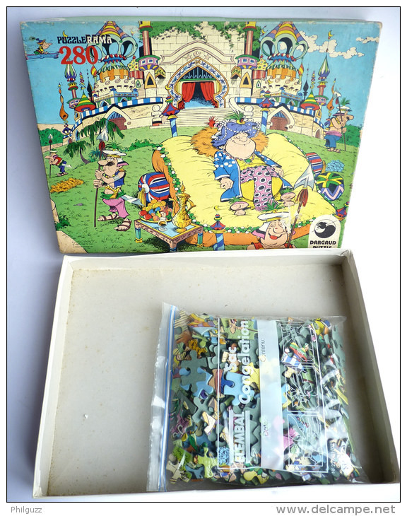 TRES RARE Puzzle Rama 280 Pièces DARGAUD 1977 - IZNOGOUD - N°2 Incomplet (2) - Puzzles