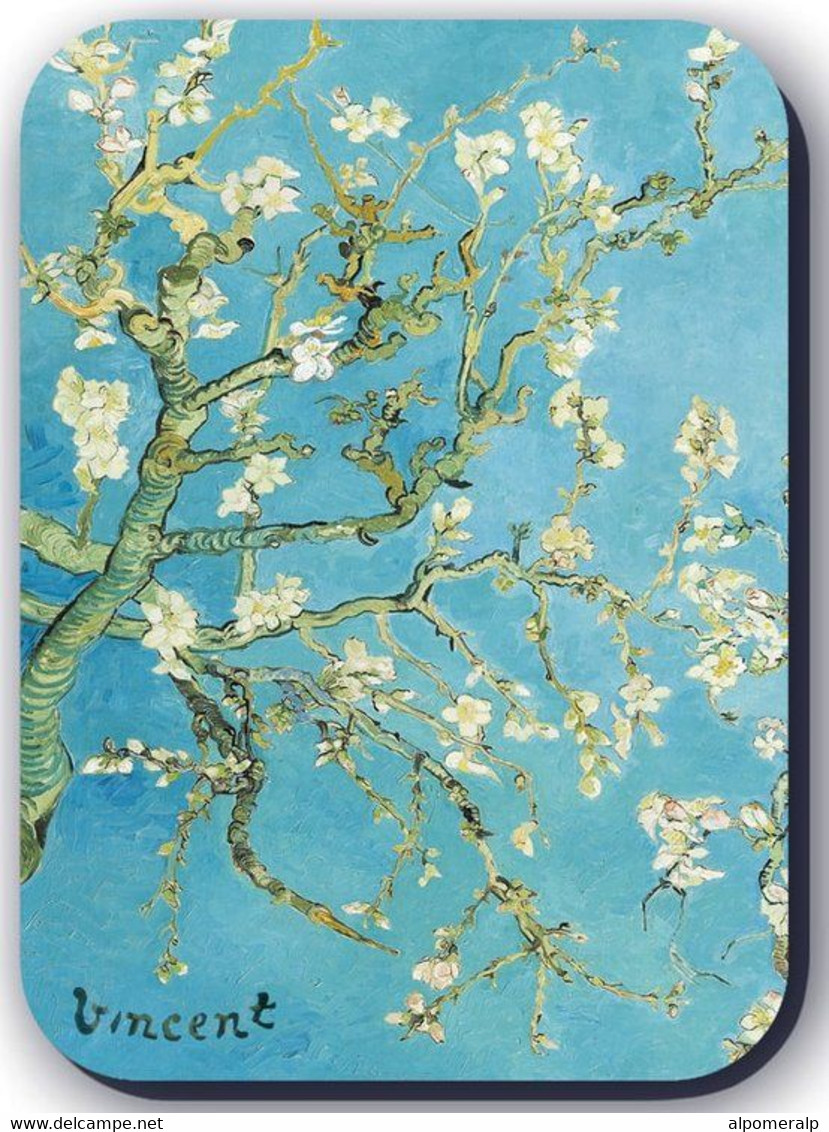 Magnet, Vincent Van Gogh Painting "Almond Blossom" 5 X 7cm, Thickness 3mm - Sonstige & Ohne Zuordnung