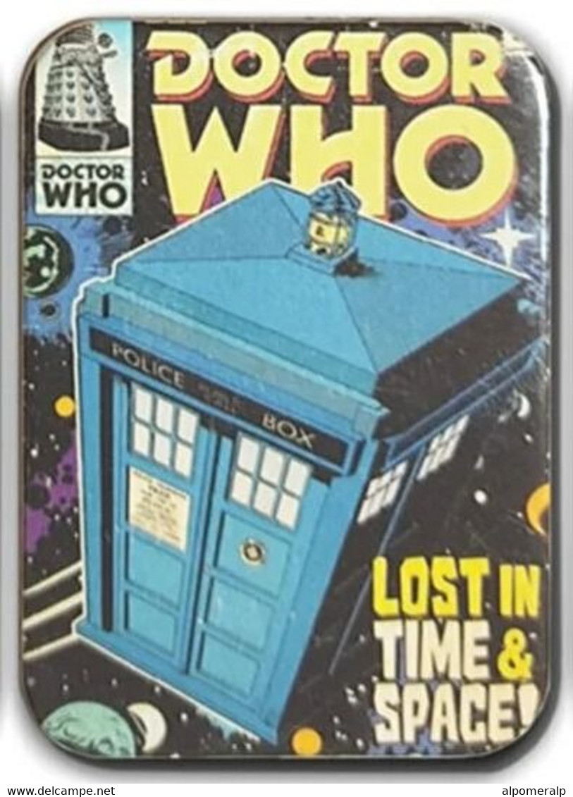 Movie Magnet, Doctor Who "Lost In Time & Space" 4,5 X 6,5 Cm, Thickness 3mm - Andere & Zonder Classificatie