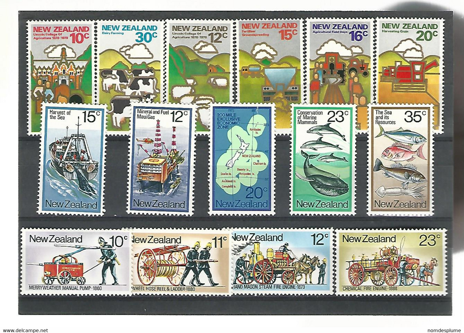 56102 ) Collection New Zealand - Lots & Serien