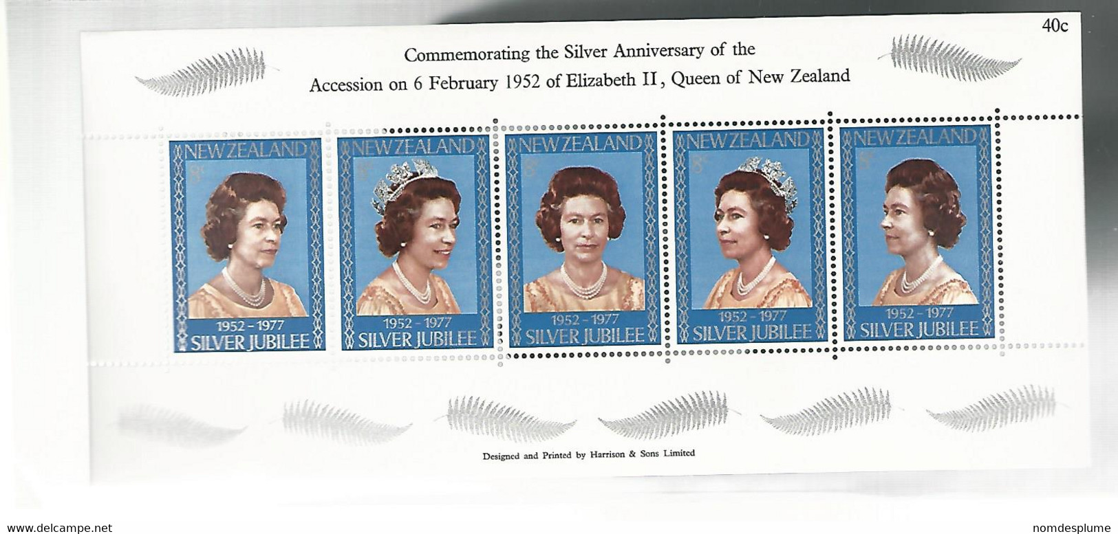 56104 ) Collection New Zealand Souvenir Sheet Silver Jubilee - Collections, Lots & Séries