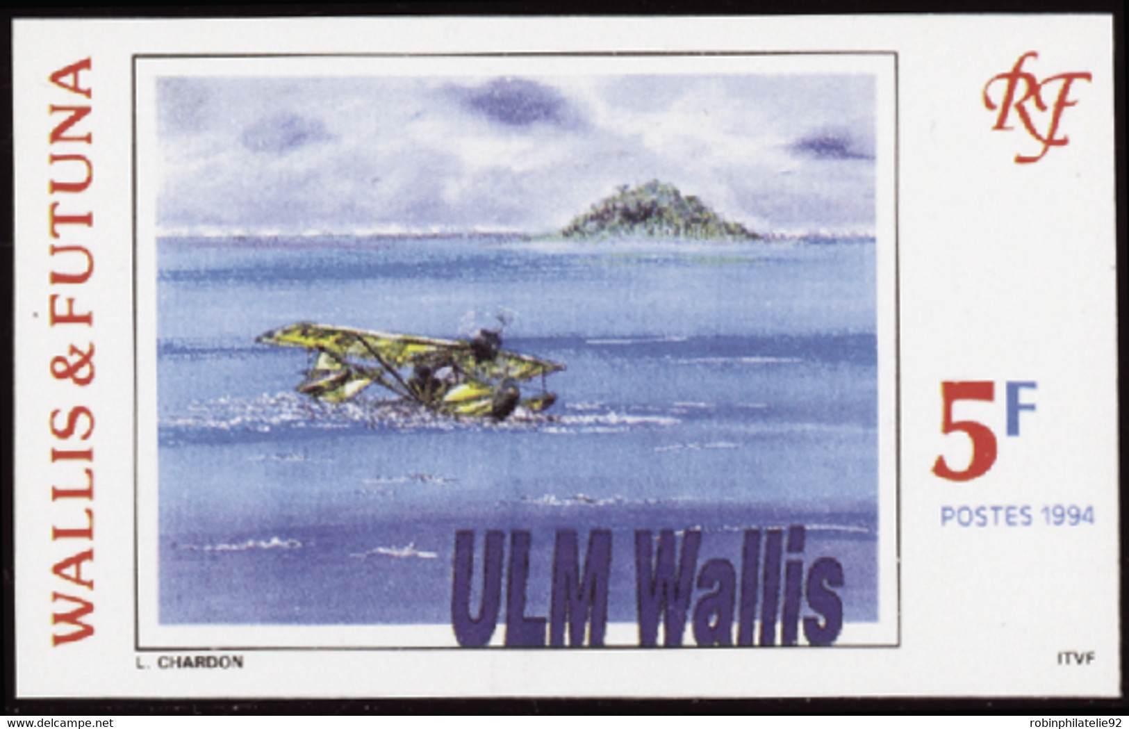 Wallis Et Futuna  Non Dentelés N°467 5f ULM Qualité:** - Imperforates, Proofs & Errors