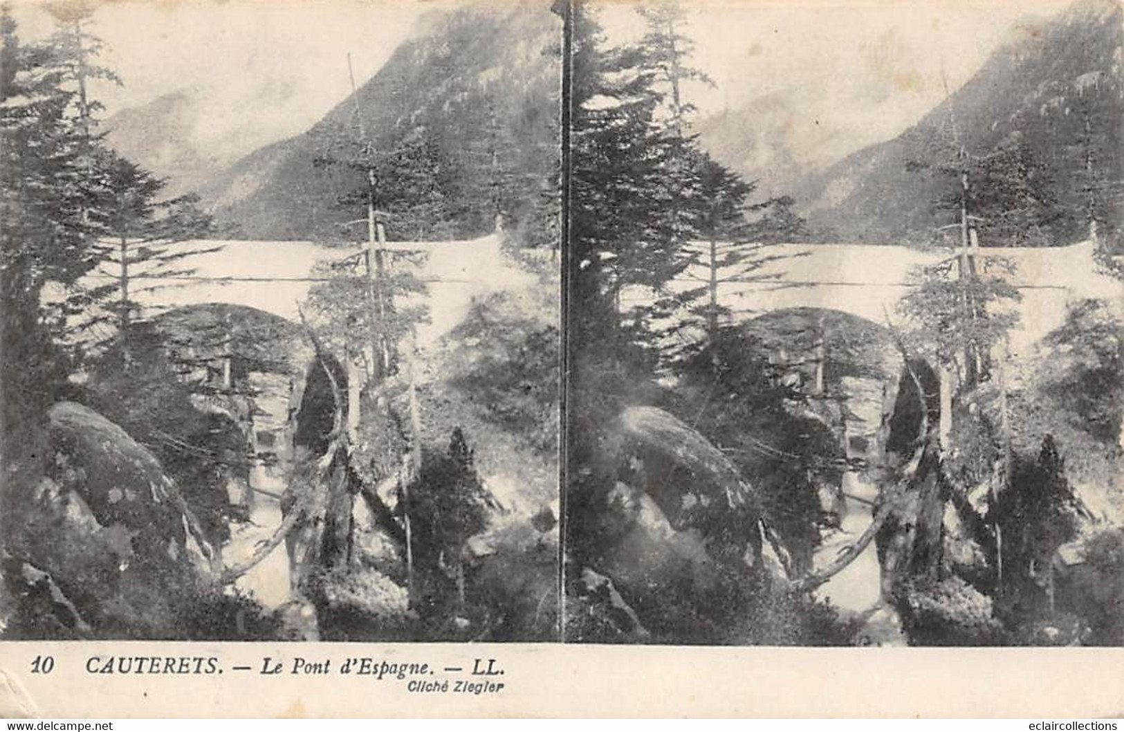 Cartes stéréos.   16  Cartes   Gavarnie. Lourdes. Cauterets     (voir scan)