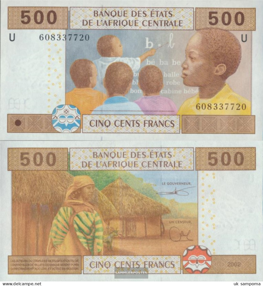 Cameroon Pick-number: 206U Uncirculated 2002 500 Francs - Cameroun