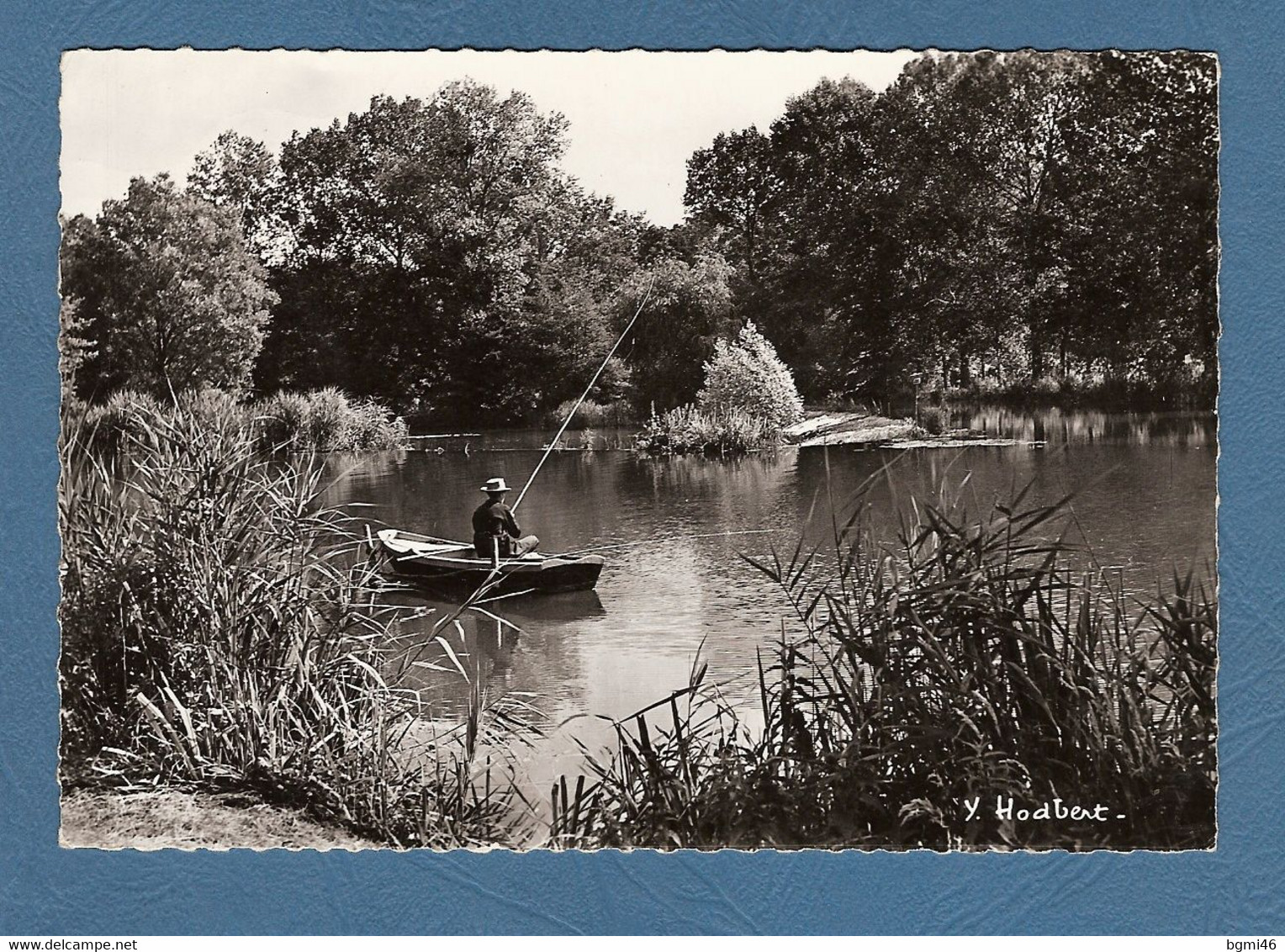 CPM..dépt 77..BAGNEAUX -sur- LOING  : Un Coin De Pêche Sur Le Loing Prés Du Moulin De Portonville - Bagneaux Sur Loing