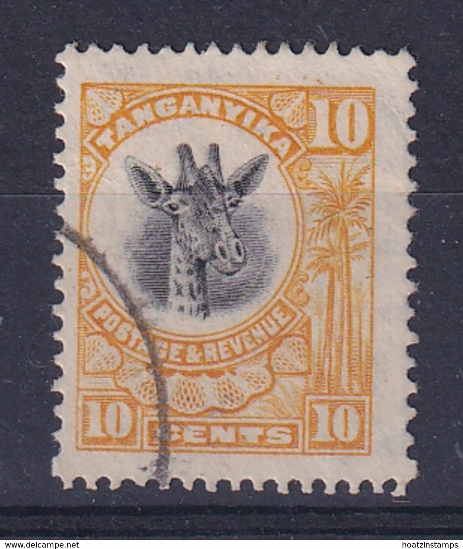 Tanganyika: 1925   Giraffe    SG90     10c    Used - Tanganyika (...-1932)