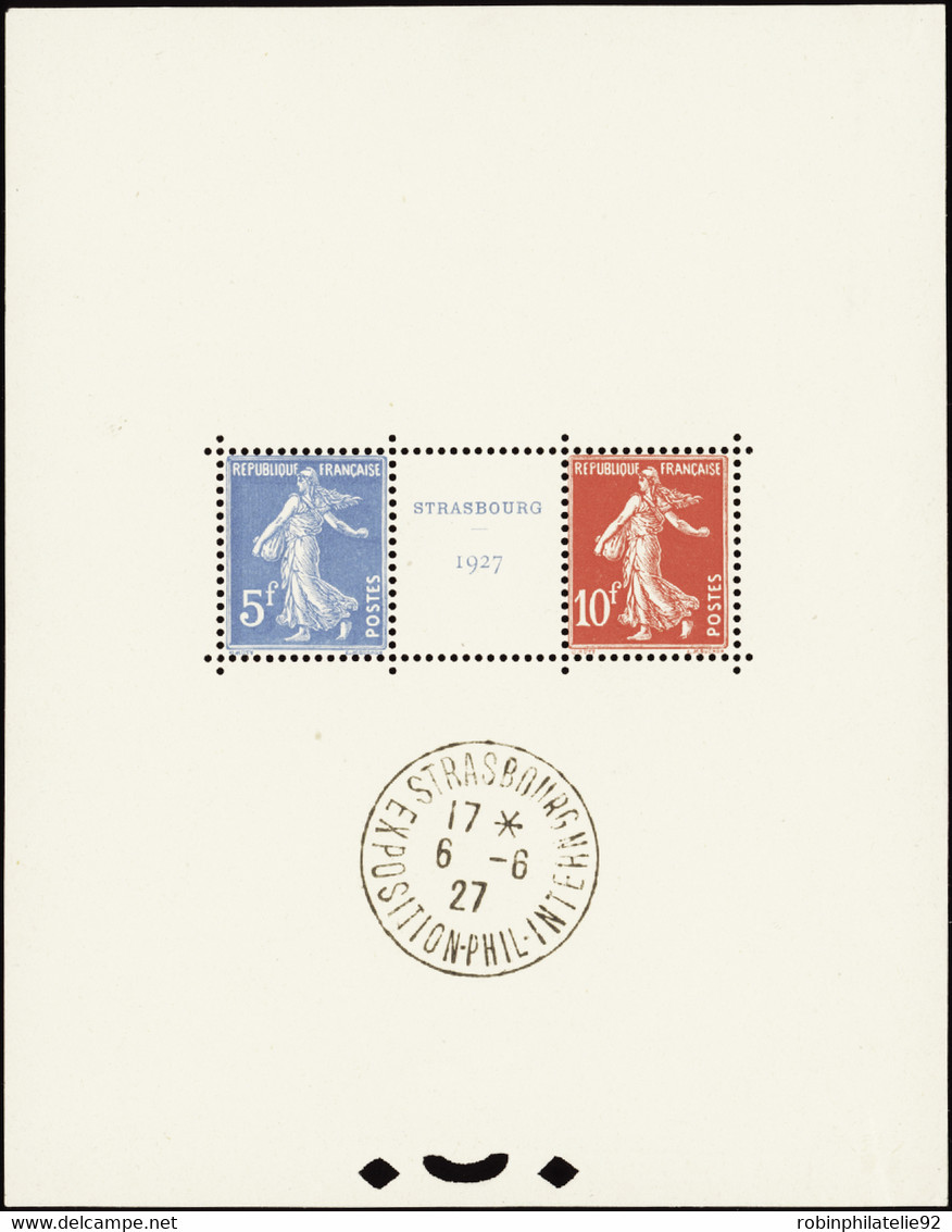 FRANCE  BLOCS & FEUILLETS N°2a Exposition Philatélique De Strasbourg Qualité:* Cote:1350 - Sonstige & Ohne Zuordnung