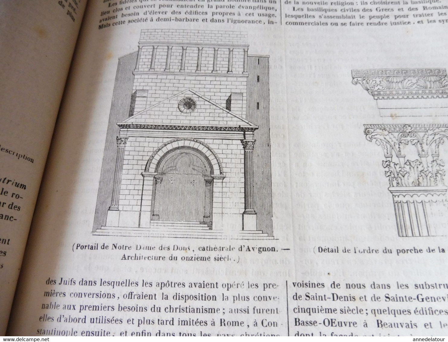 1839 MP  Auberge de Laveno  (Lago Maggiore ) ; Eglises à ( Poitiers, Avignon, Arles); Cap Nord ( l'île Maigre); Etc