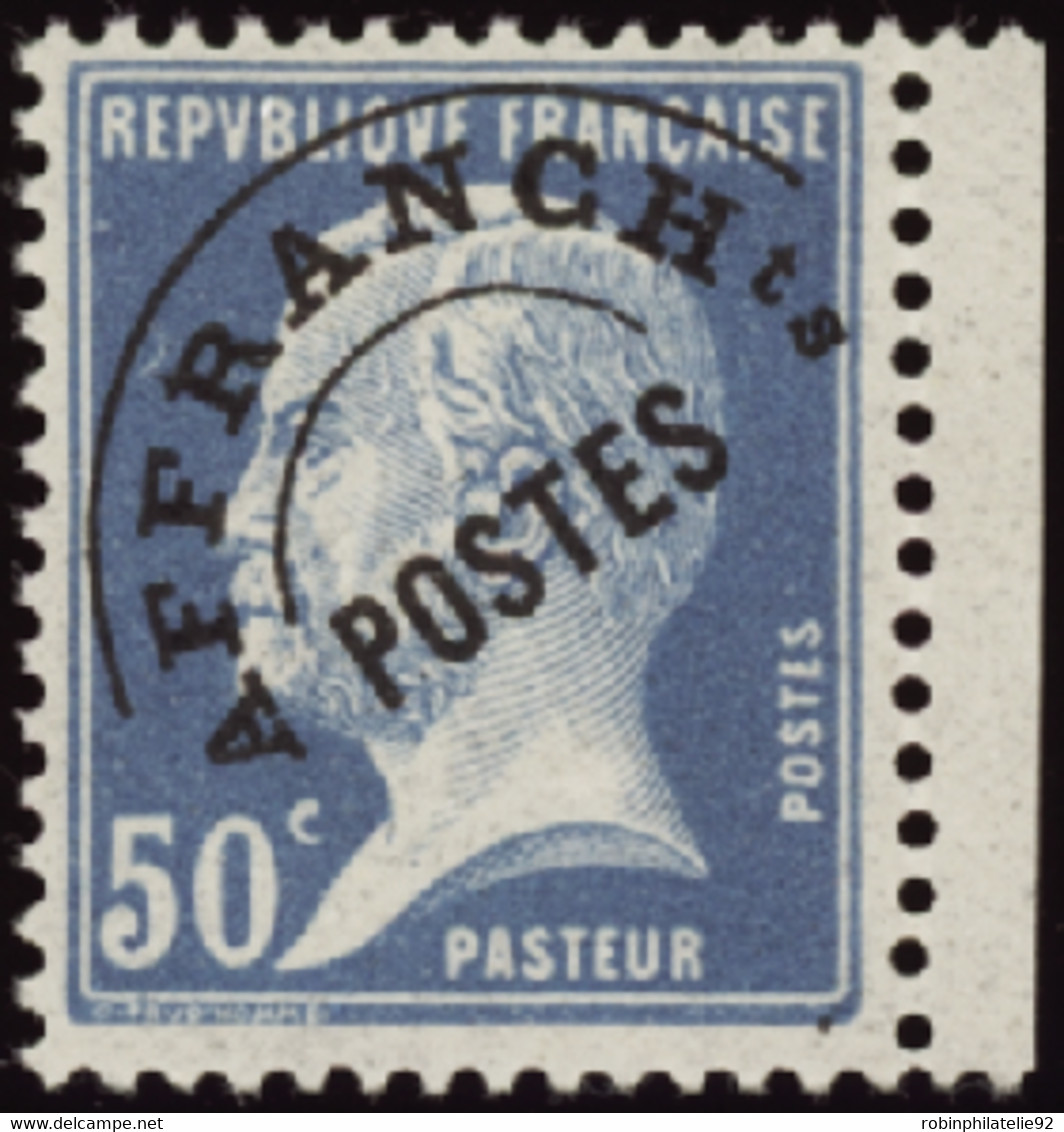 FRANCE  PREOBLITERES N°68 50c Pasteur  Qualité:** Cote:300 - Sonstige & Ohne Zuordnung