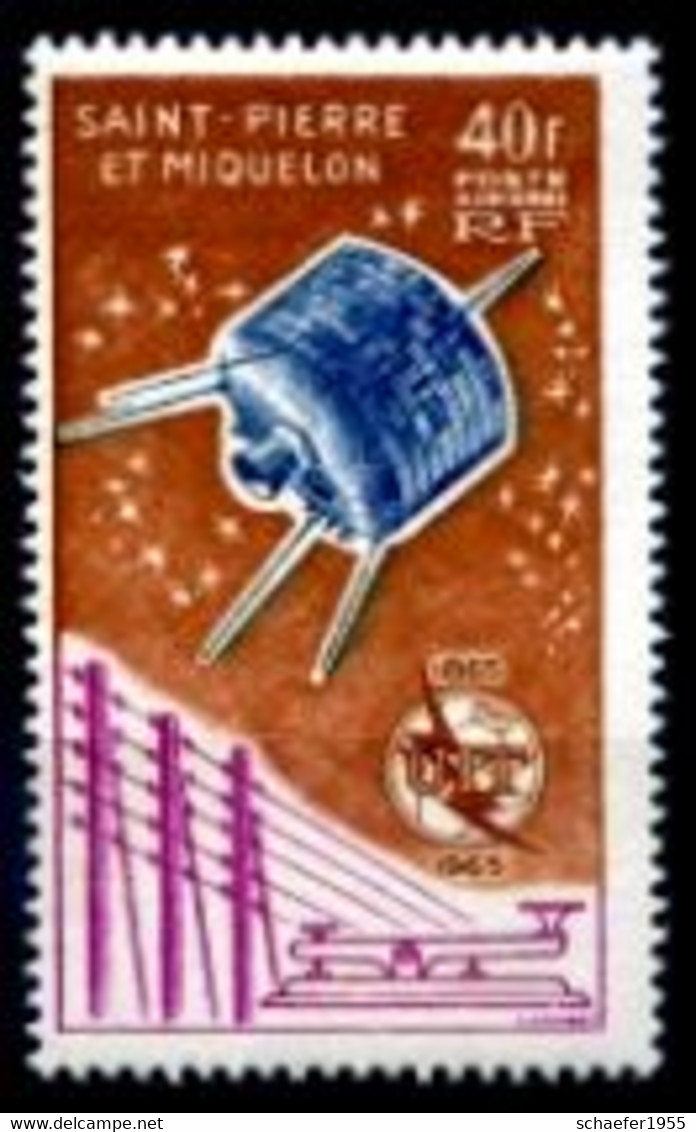 Saint Pierre Et Miquelon 1965 Syncom II FDC + Stamp - Nordamerika