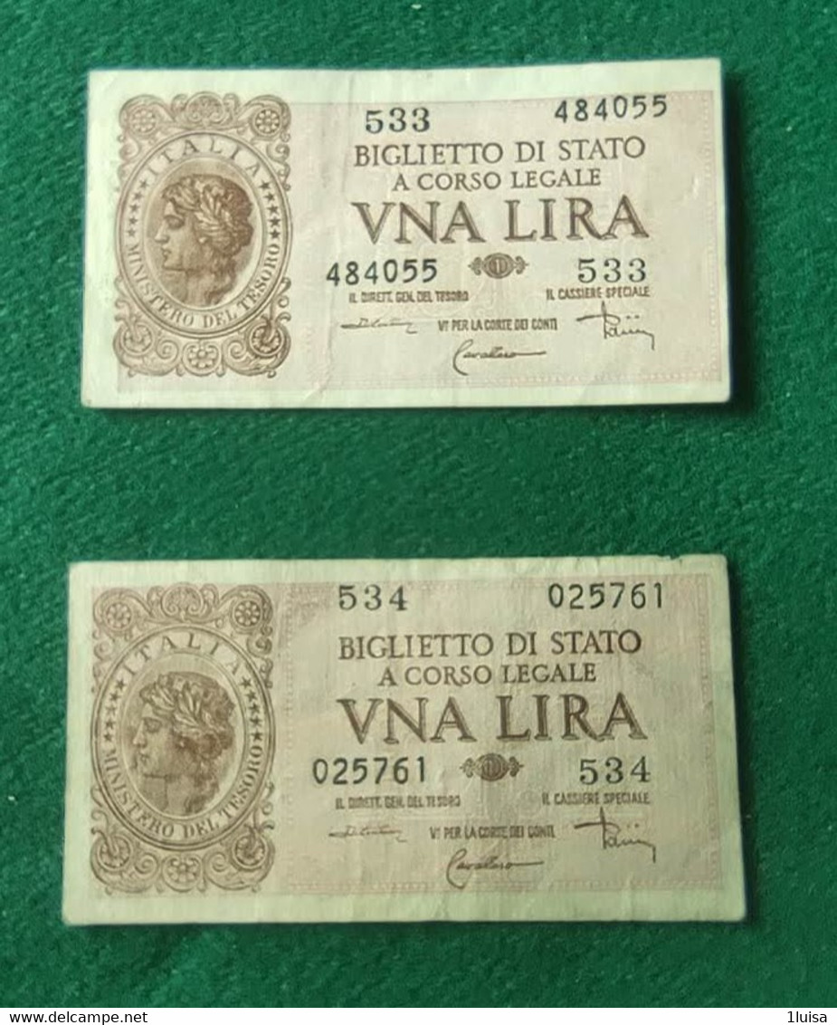 Italia  2 Lira 1944 - Italia – 2 Lire