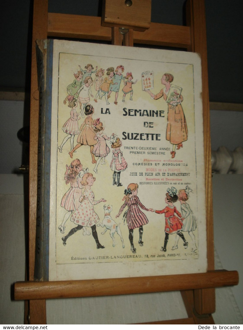 C24 / Reliure éditeur  " La Semaine De Suzette " 32 èm Année 1 Er Semestre  1936 - La Semaine De Suzette