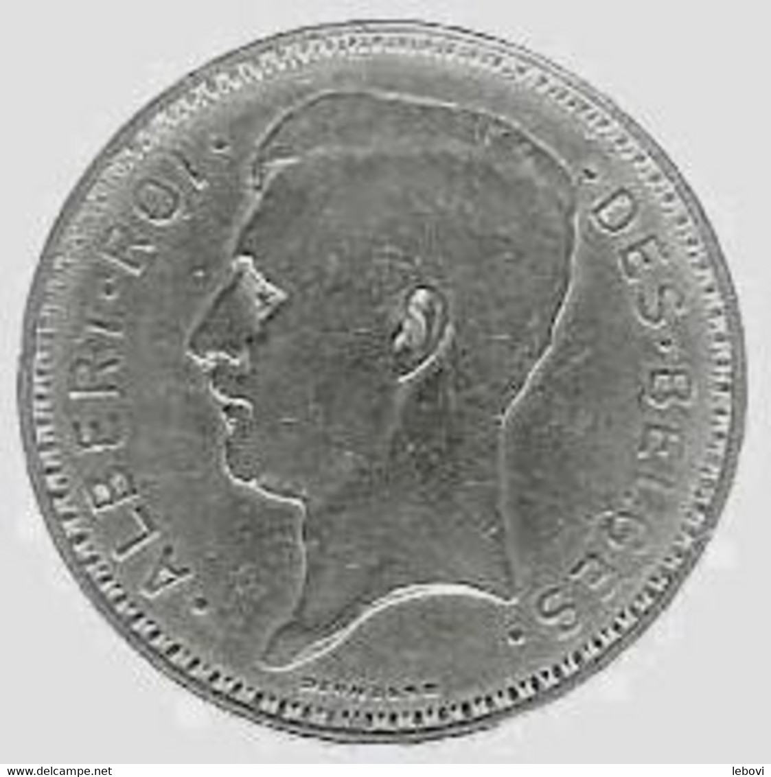 ALBERT I – 20 Francs 1934 FR – Position B - 20 Francs & 4 Belgas