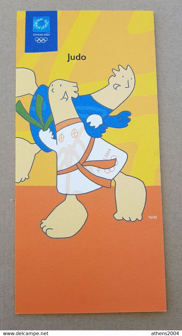 Athens 2004 Olympic Games, full set of 35 Sports Leaflets with mascots. ENGLISH version