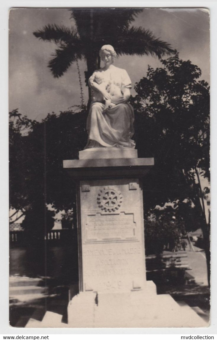 HONDURAS - Tegucigalpa "Monumento A La Madre" Old REAL PHOTO PC CPA - Honduras