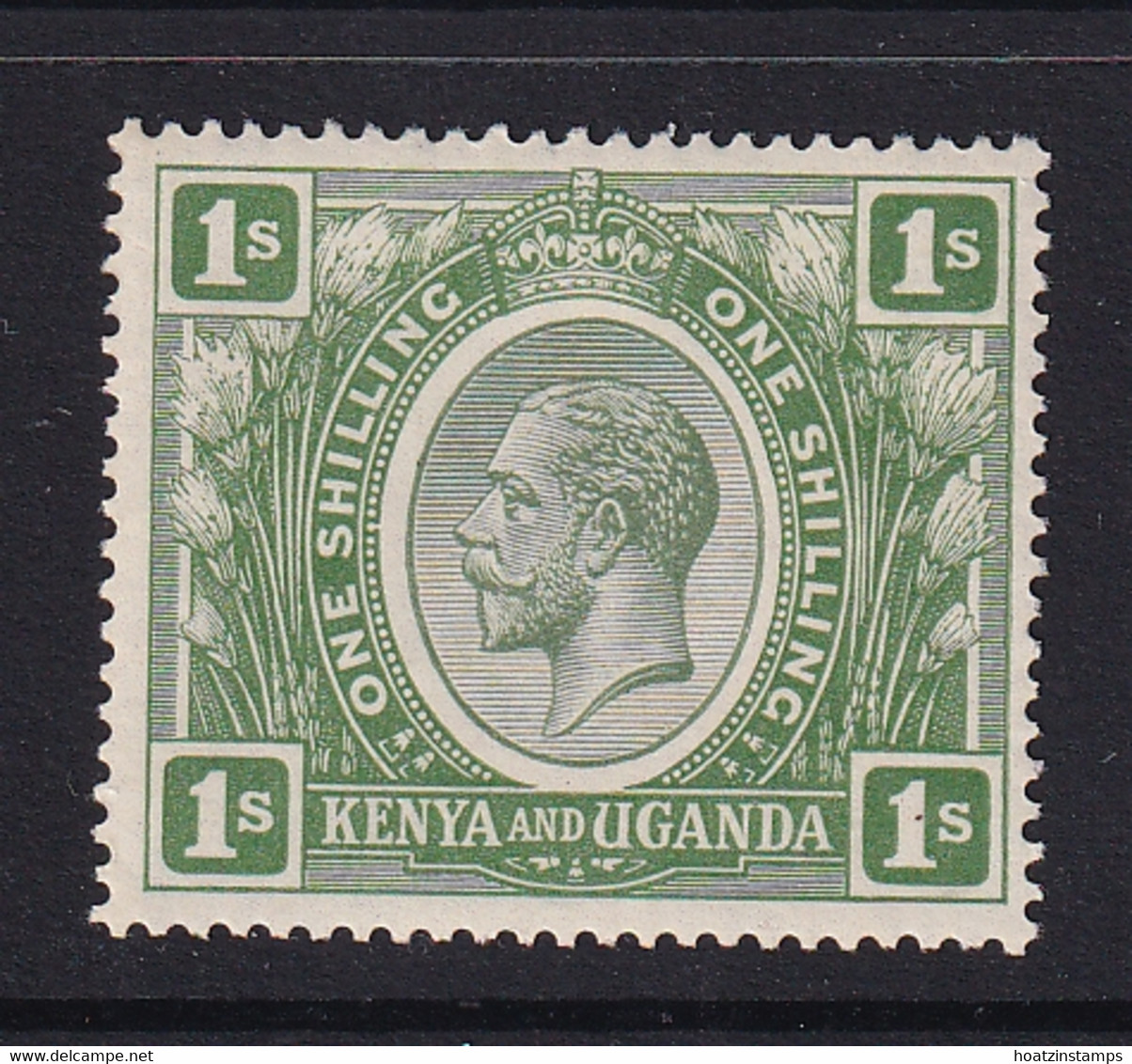 Kenya & Uganda: 1922/27   KGV    SG87    1/-     MH - Kenya & Ouganda