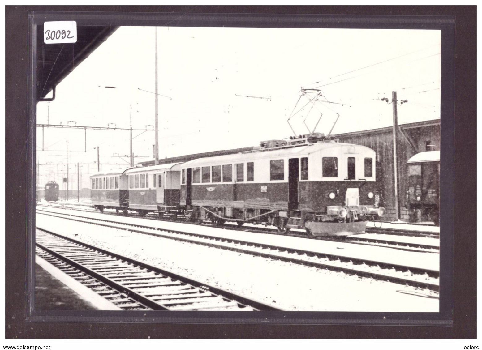 FORMAT 10x15cm - CJ - CHEMIN DE FER DU JURA - REPRO ANNEES 70 - LEUTWILER VERLAG - TRAIN - BAHN - TB - Wiler Bei Utzenstorf