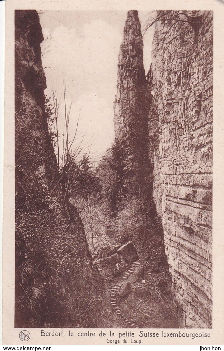 Luxembourg - Postcard Unused -  Berdorf- The Center Of Luxembourg's Little Switzerland - Gorge Du Loup - Berdorf