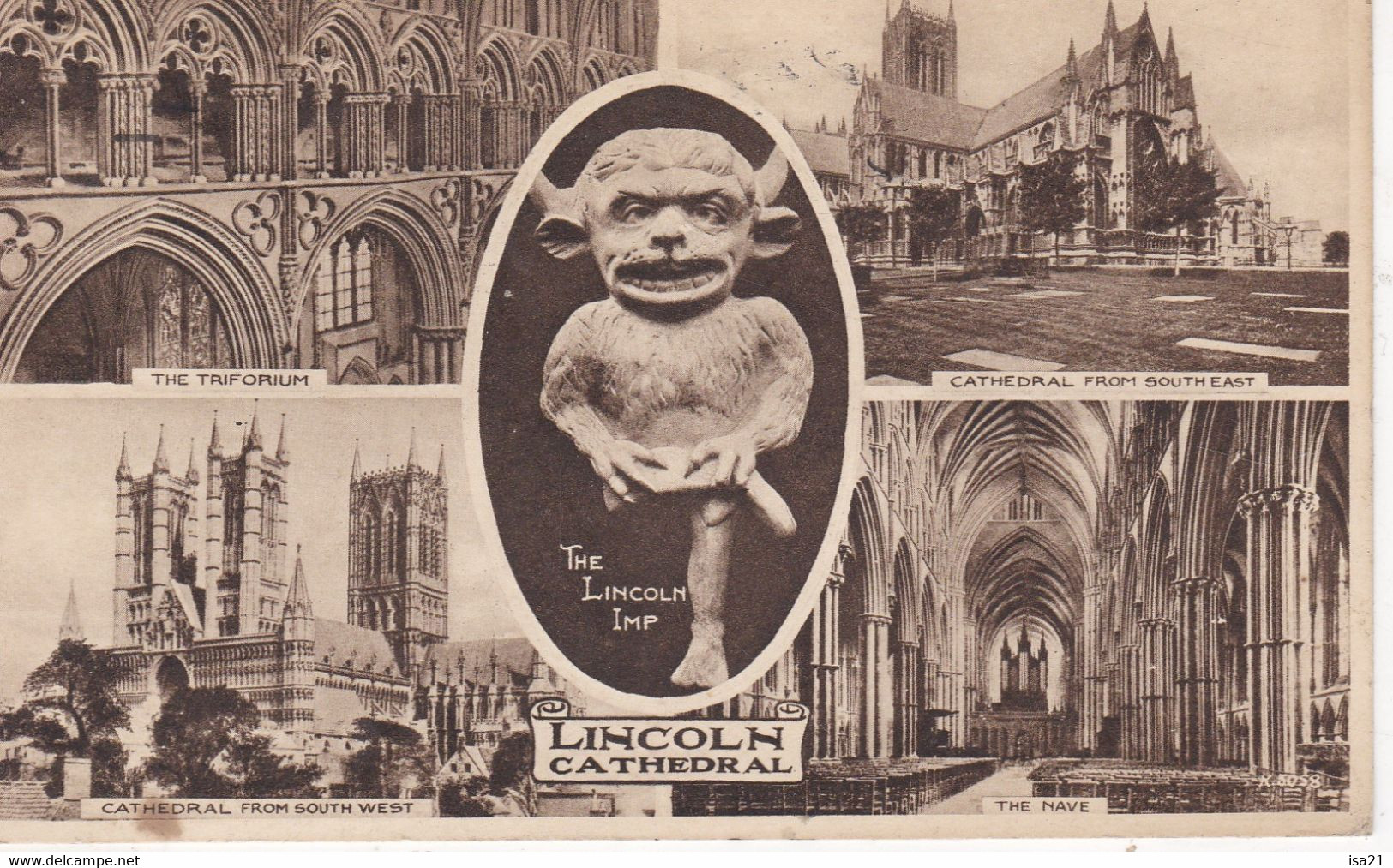 Carte Postale De LINCOLN Cathedral. Cathédrale. - Lincoln