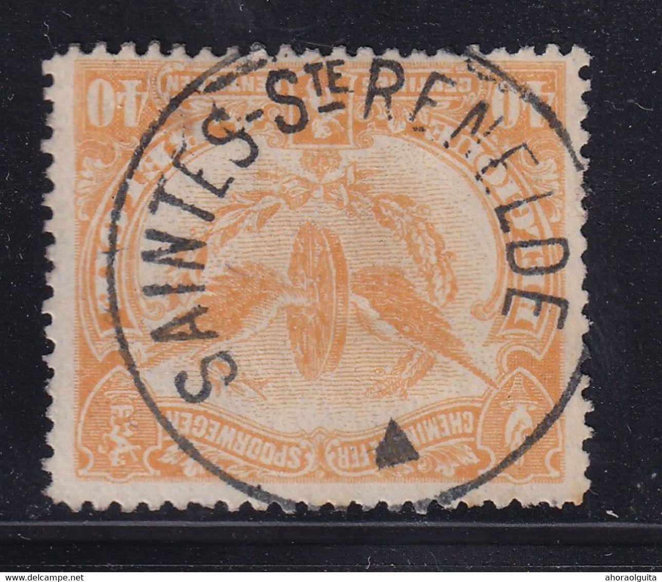 655/37 -- Timbre Chemin De Fer Cachet De FORTUNE 1919 Centre Vide SAINTES STE RENELDE - Other & Unclassified