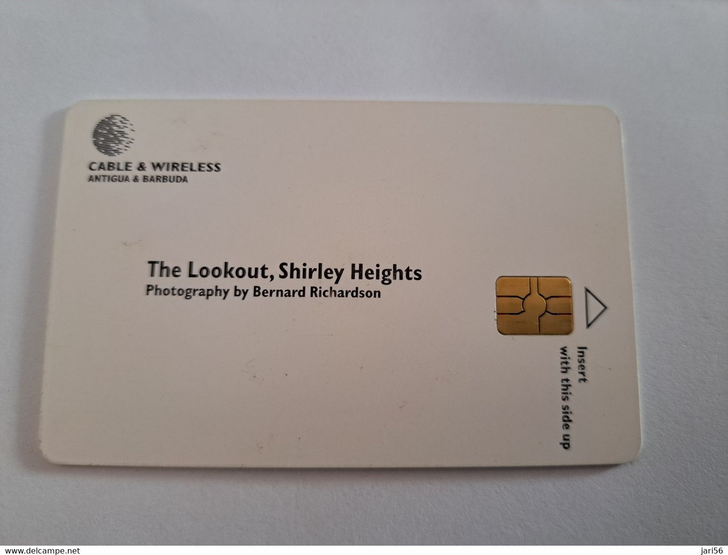 ANTIGUA  $60,- CHIPCARD THE LOOKOUT ,SHIRLEY HEIGHTS    Fine Used Card  ** 10877 ** - Antigua E Barbuda