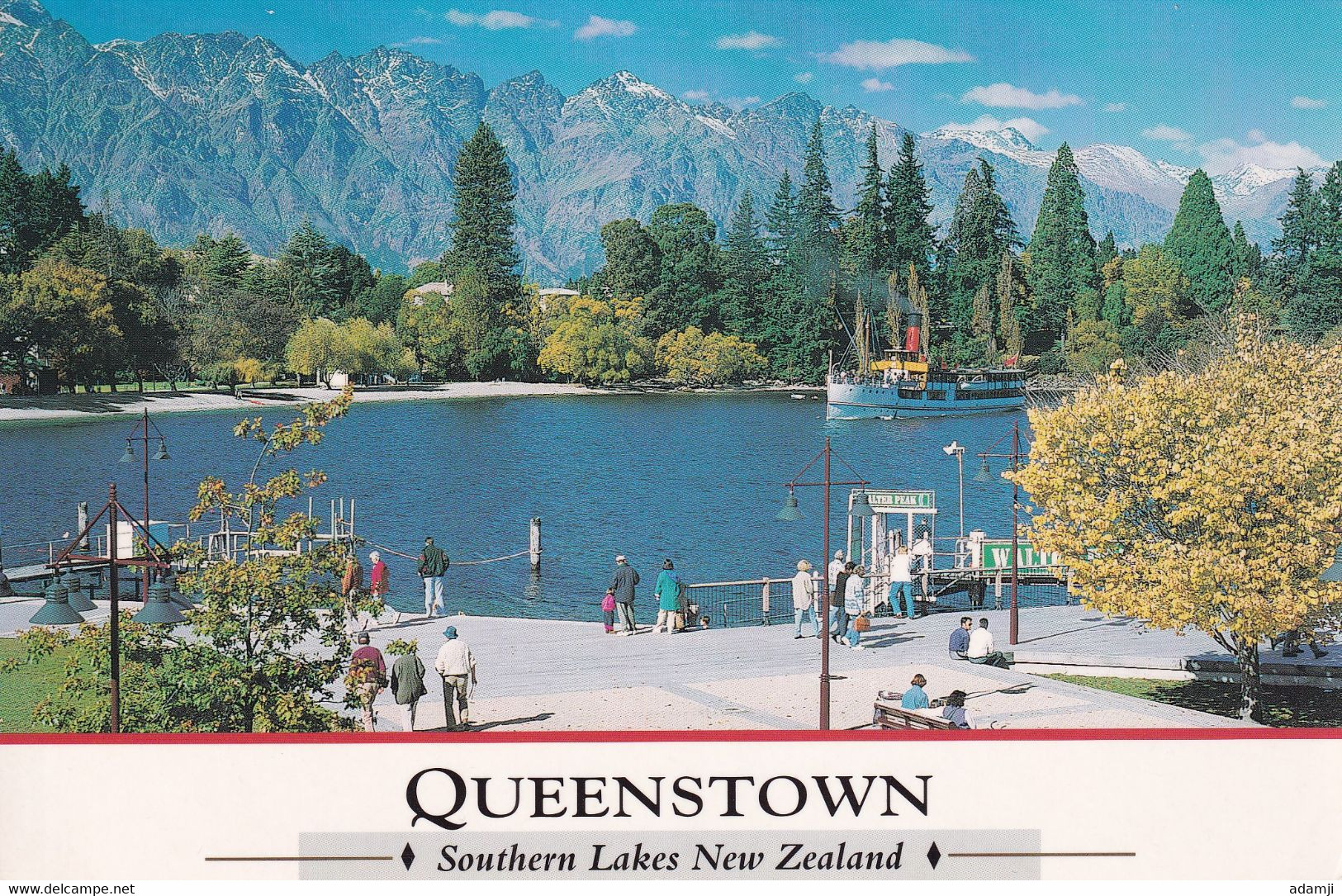 NEW ZEALAND 1998 POSTCARD TO UK. - Covers & Documents