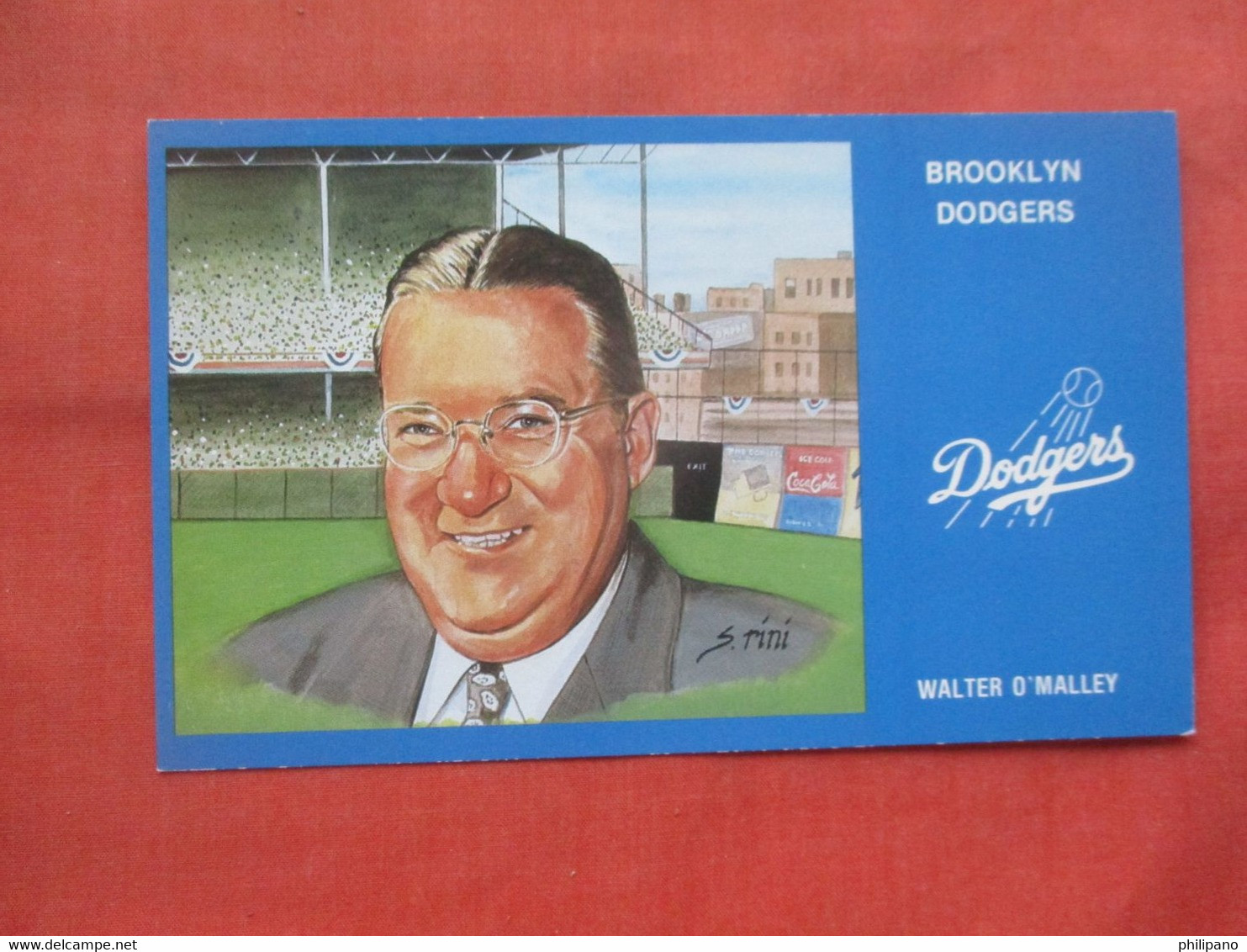 Walter O'Malley       Brooklyn Dodgers       Ref 5768 - Baseball