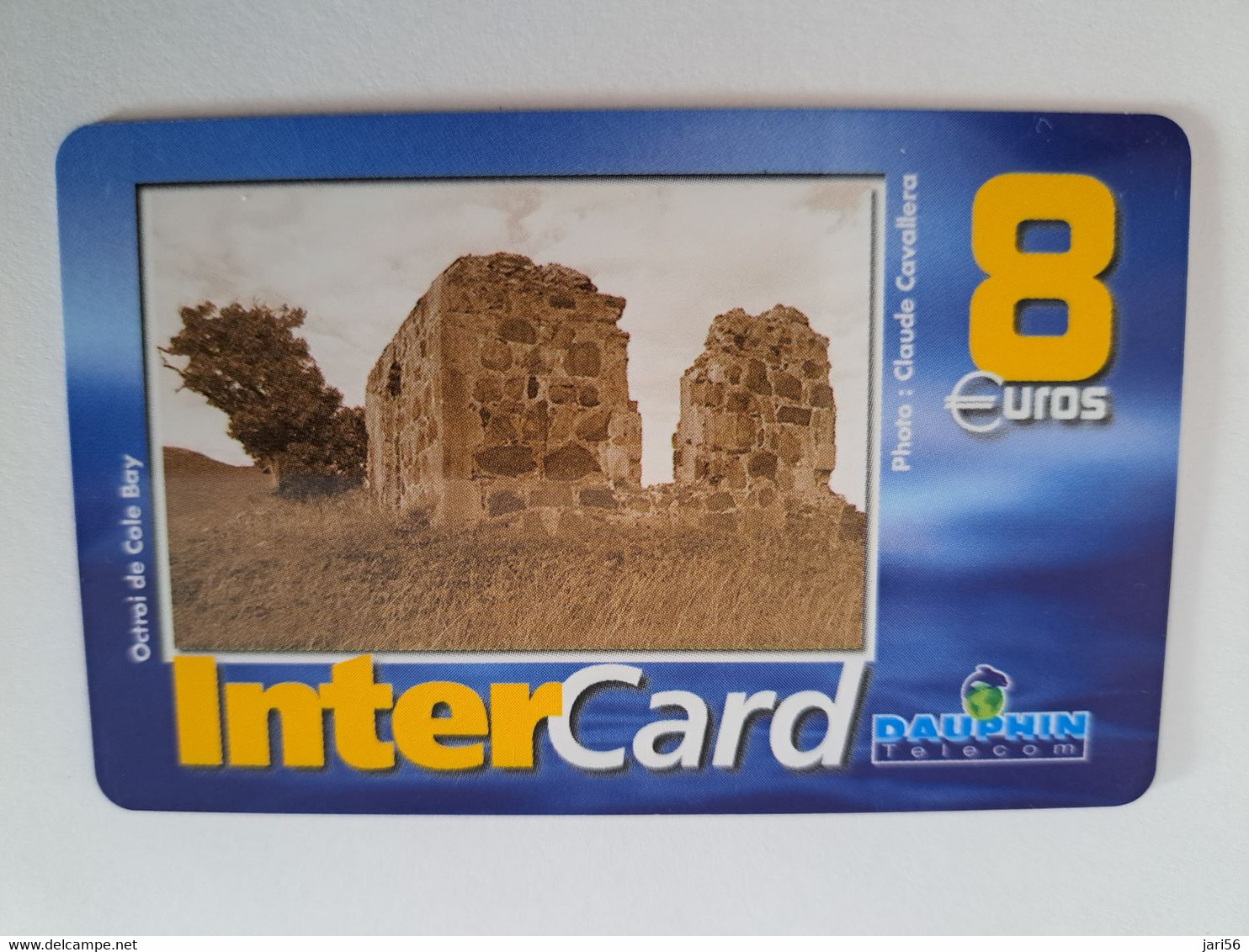 ST MARTIN / INTERCARD  8 EURO  OCTRAY DE COLE BAY         NO 104 Fine Used Card    ** 10907** - Antilles (Françaises)