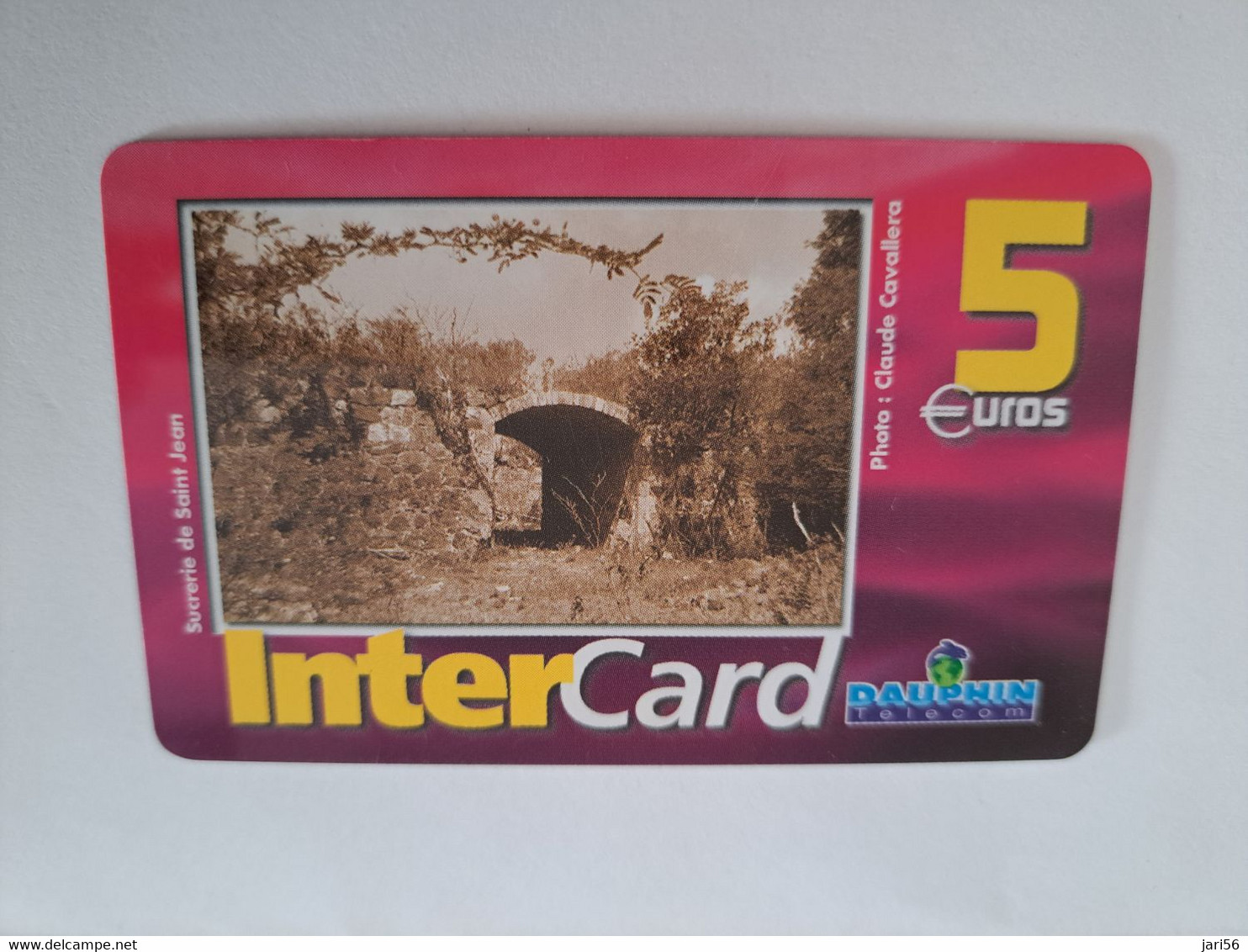 ST MARTIN / INTERCARD  5 EURO  SUCRERIE DE SAINT JEAN           NO 105 Fine Used Card    ** 10910** - Antilles (Françaises)