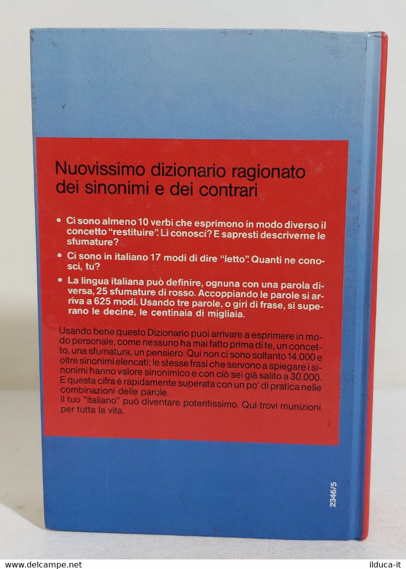 I108205 G. Cesana - Nuovissimo Dizionario Ragionato Dei Sinonimi E Dei Contrari - Dictionaries