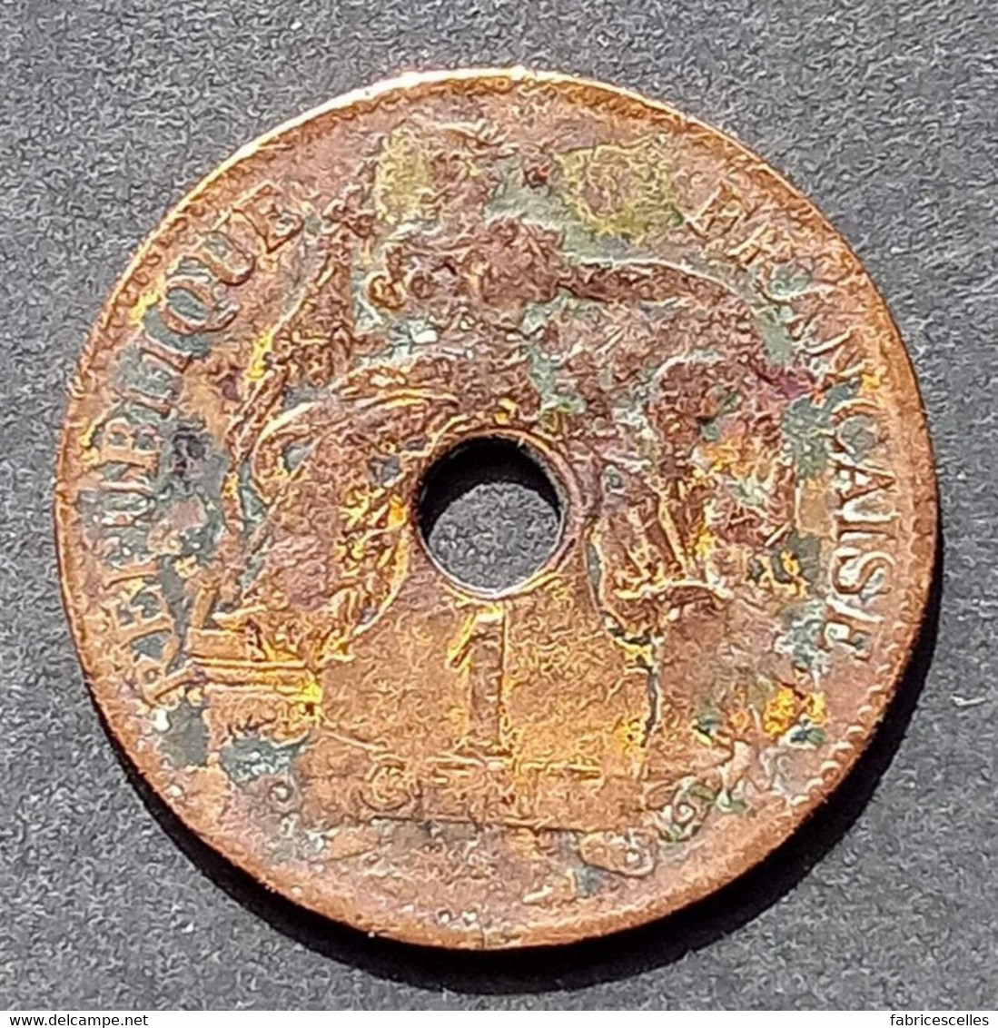 Indochine Française -  1 Cent 1901 - Französisch-Indochina