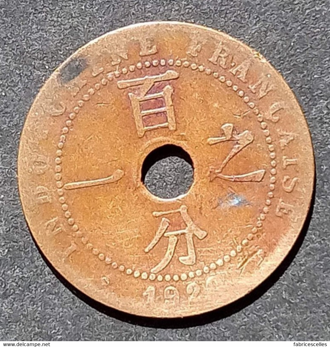 Indochine Française -  1 Cent 1920 - French Indochina